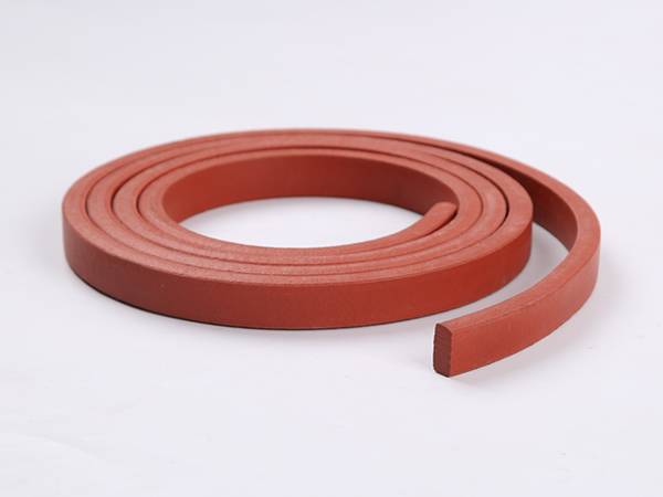 A roll of red PZ strip waterstop
