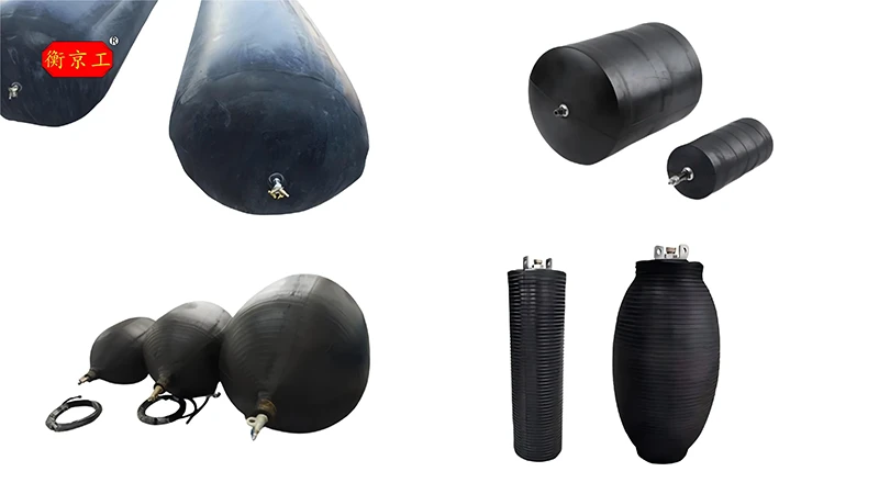 Four different styles of pipeline water stop series products